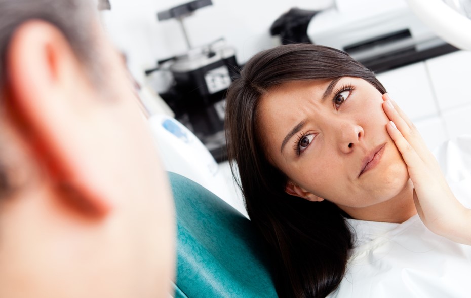 women during dental process